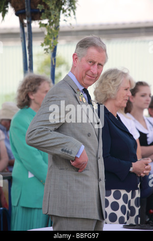 The Prince of Wales & The Duchess of Cornwall at The Royal Bath & West Show, Shepton Mallet, Somerset, England, UK Stock Photo