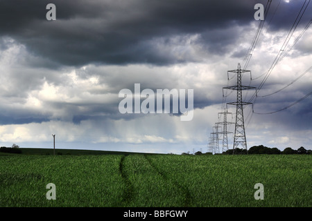 Storm Brewing. West Harlsey 2009. Stock Photo