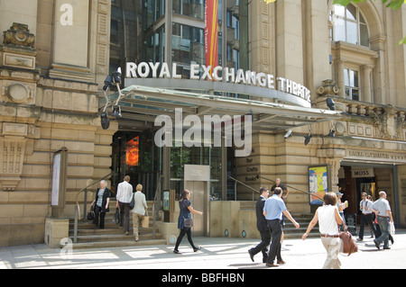 Exterior of the Royal Exchange Theatre on St Anns Square,Manchester Stock Photo
