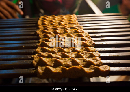 Kufta Kabab at a Night Street Vendor in Old Delhi India Stock Photo