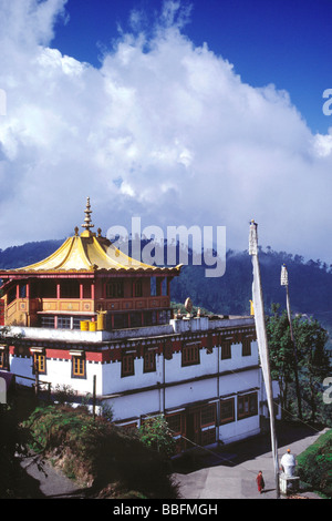 The Yellow Sect Buddhist monastery of Ghoom is near Darjeeling in northern India Ric Ergenbright Stock Photo