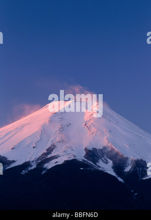 Mt.Fuji And Morning Glow Stock Photo