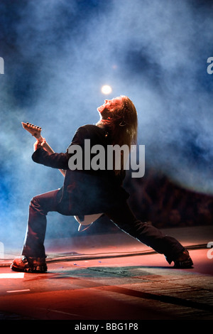 Nightwish (a Finnish metal band) concert in Brazil Stock Photo