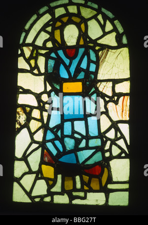 Jarrow Window 7th century Saxon stained glass window in St. Paul's Church in Jarrow ...