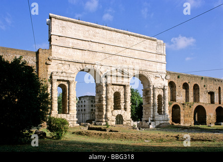 Porta Maggiore, Aurelian Wall, Rome, Lazio, Italy, Europe Stock Photo