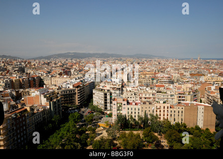 View from, Segrada Familiar, Barcelona spain Stock Photo