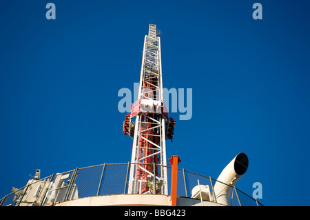 Big Shot Thrill Ride, Stratosphere Las Vegas Stock Photo