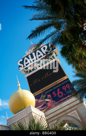 Sahara Hotel Las Vegas Stock Photo