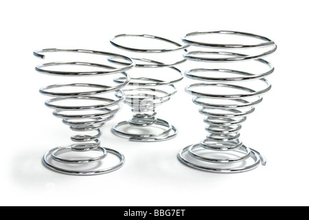 Spiral Egg Cups Stock Photo