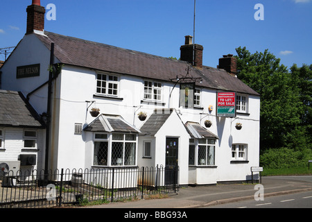 closed shut for sale pub public house nelson England Britain drink village Stock Photo