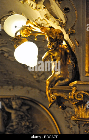 Interior Prague state opera Stock Photo