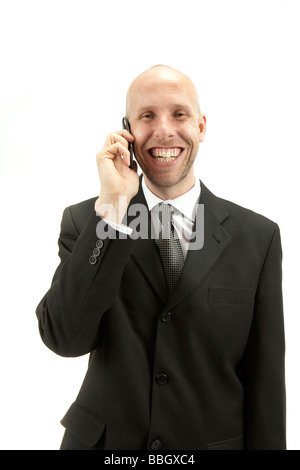 businessman using a mobile phone Stock Photo
