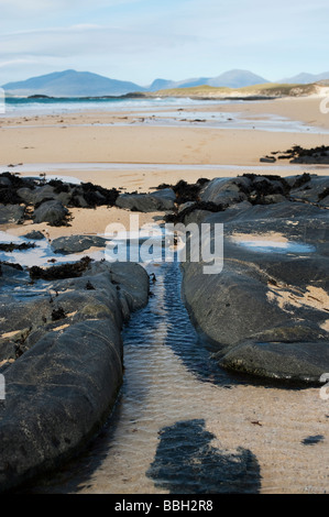 Traigh Lar  beach, South Harris, Outer Hebrides, Scotland Stock Photo