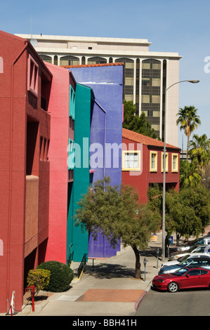Colorful La Placita Village in downtown Tucson Arzona Stock Photo