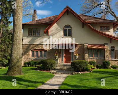 Beautiful family house Stock Photo