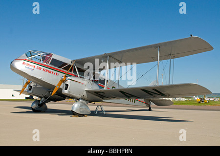 DE Havilland Dragon Biplane Aircraft Stock Photo