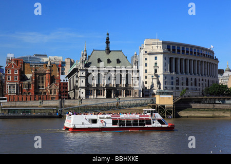 Old City of London School and Unilever building at Victoria Embankment London England Stock Photo