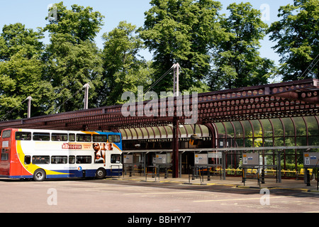 the main bus station drummer street cambridge uk Stock Photo