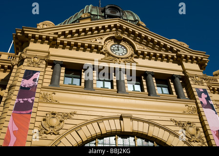 Flinders Street Station, Melbourne, Australia. Stock Photo