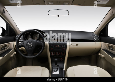 Mazda steering wheel - Car dashboard dials - engine RPM and speedometer