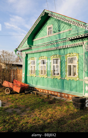 Suzdal The Tipical Wooden Farm Houses Called Isba Or Dom Stock Photo suzdal-the-tipical-wooden-farm-houses-called-isba-or-dom-stock-photo