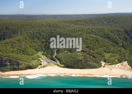 Garie Beach Royal National Park south of Sydney New South Wales Australia aerial Stock Photo