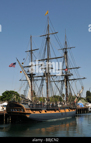 Classic style tall ship HMS Surprise Stock Photo