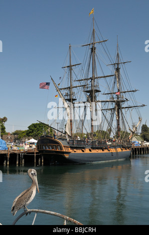 Classic style tall ship HMS Surprise Stock Photo