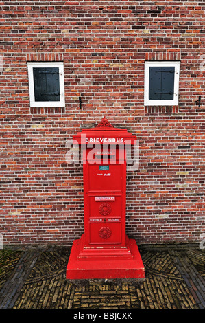 Old letter box Zaanse schans near Amsterdam Holland Stock Photo