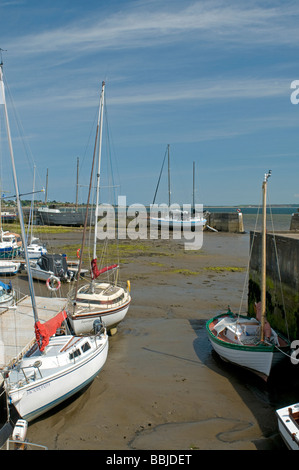 Avoch Harbour on the Moray Firth, Black Isle Ross and Cromarty, Scottish Highlands. Stock Photo