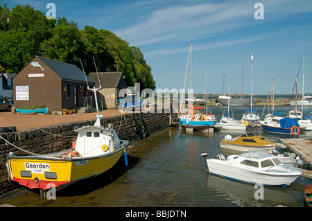 Avoch Harbour on the Black Isle Ross and Cromarty, Scottish Highlands. Stock Photo