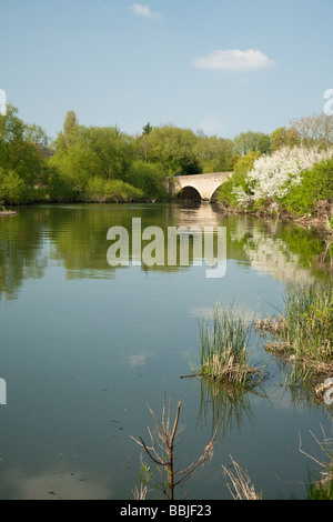 Sutton road bridge over the River Thames at Culham Oxfordshire Uk Stock Photo