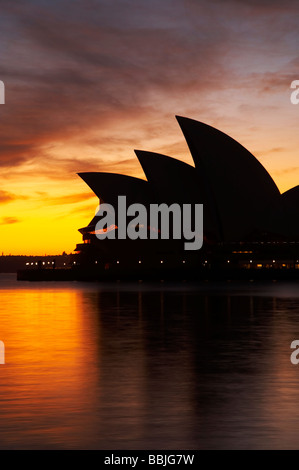 Sydney Opera House at Dawn Sydney New South Wales Australia Stock Photo