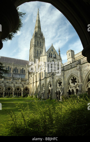 Salisbury Cathedral, Wiltshire, England Stock Photo