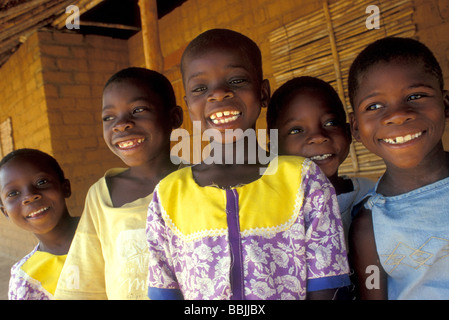 nyanja people lake niassa mozambique Stock Photo