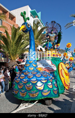 Carnival parade in Sesimbra, Portugal. Similar to the Brazilian ...