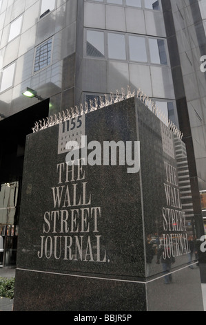 Wall Street Journal New York city NY USA Stock Photo