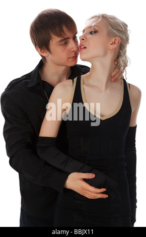 Portrait of a young couple in love Stock Photo