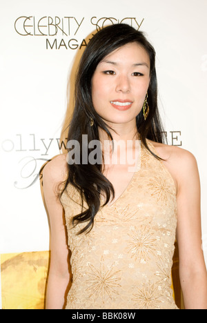 BEVERLY HILLS MAY 31 2009 Actress May Wang 90210 at the Change the World Humanitarian Awards Gala held at the Beverly Hilton Hot Stock Photo