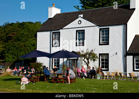 The Oystercatcher pub/restaurant at Otter Fetty, Argyll, Scotland Stock Photo