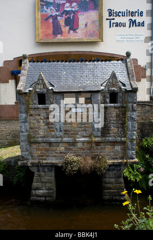 Unusual toilet facilities in Pont Aven, Brittany, France. Stock Photo