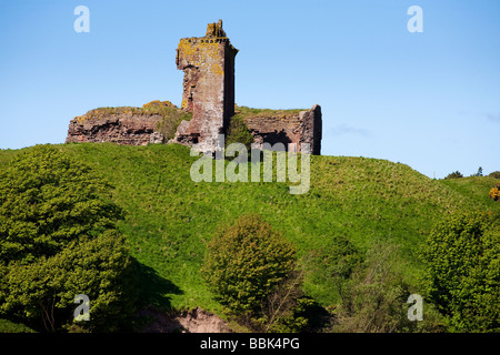 Lunan Castle, Montrose, Scotland Stock Photo