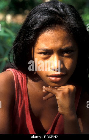 girl in tamarua mangaia cook islands Stock Photo - Alamy