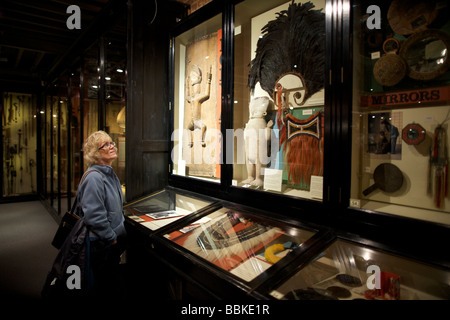 Pitt Rivers archeological and anthropological museum at Oxford University England Stock Photo