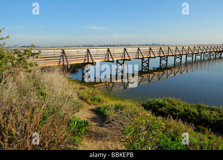 The Bolsa Chica Ecological Reserve - a State Marine Conservation Area (SMCA), Huntington Beach CA Stock Photo