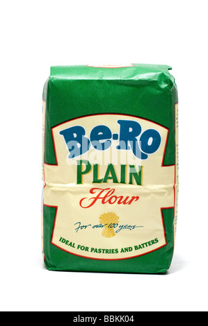 500g bag of Be-Ro Plain flour Stock Photo