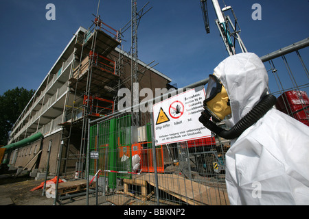 Recycling of Asbestos All municipalities in The Netherlands are required to provide known collection points for recyclable and or hazardous materials All types of separated trash can be accepted here for free or a small sum depending on type of material green stuff and concrete bricks is usually free Some stores perform collection of chemicals paint batteries Dutch household waste recycling averages to 60 2006 Stock Photo