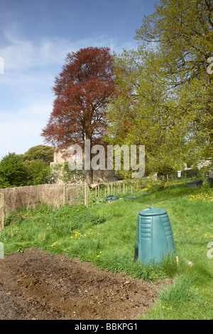 Allotment at Sion Hill, Bath, England, UK Stock Photo