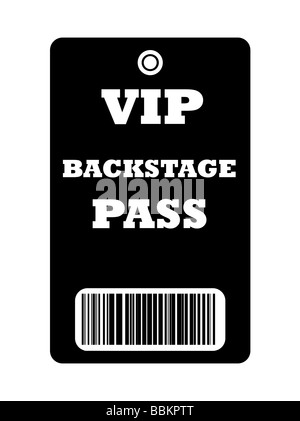 Backstage Pass Vip Illustration Design Over White Stock Photo Alamy