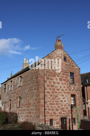 red sandstone building Kirriemuir Scotland  February 2009 Stock Photo